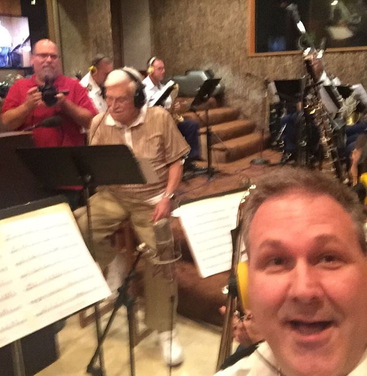 Behind-the-scenes studio rehearsal